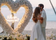 Волшебное предложение руки и сердца на пляже от Caribbean Wedding: Пауло & Дженнифер